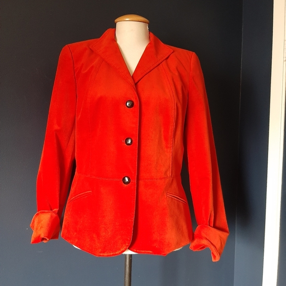 Bnwt talbots velvet blazer